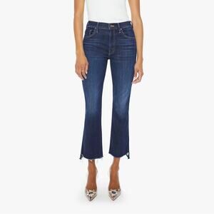 Mother The Insider Crop Step Fray Jeans in Off Limits 25